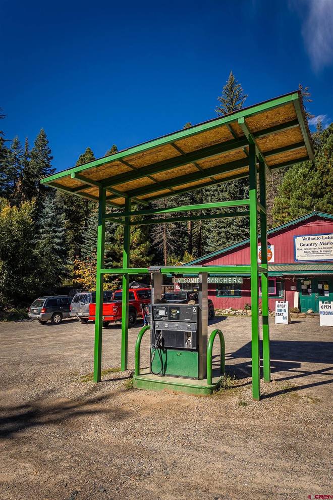 Gas and propane pumps at Vallecito Lake Country Market