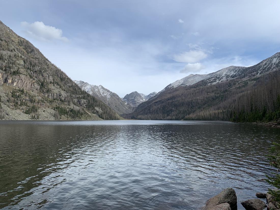 Emerald Lake in the Weminuche Wilderness above the Vallecito drainage