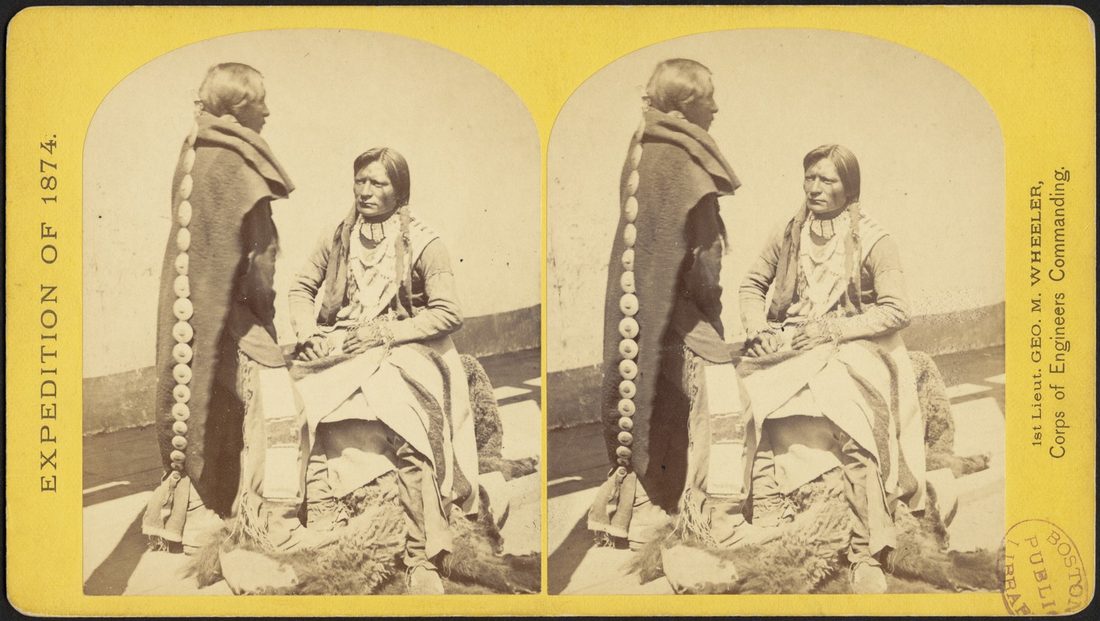 Ute men of the Kah-poh-teh (Capote) band, 1875